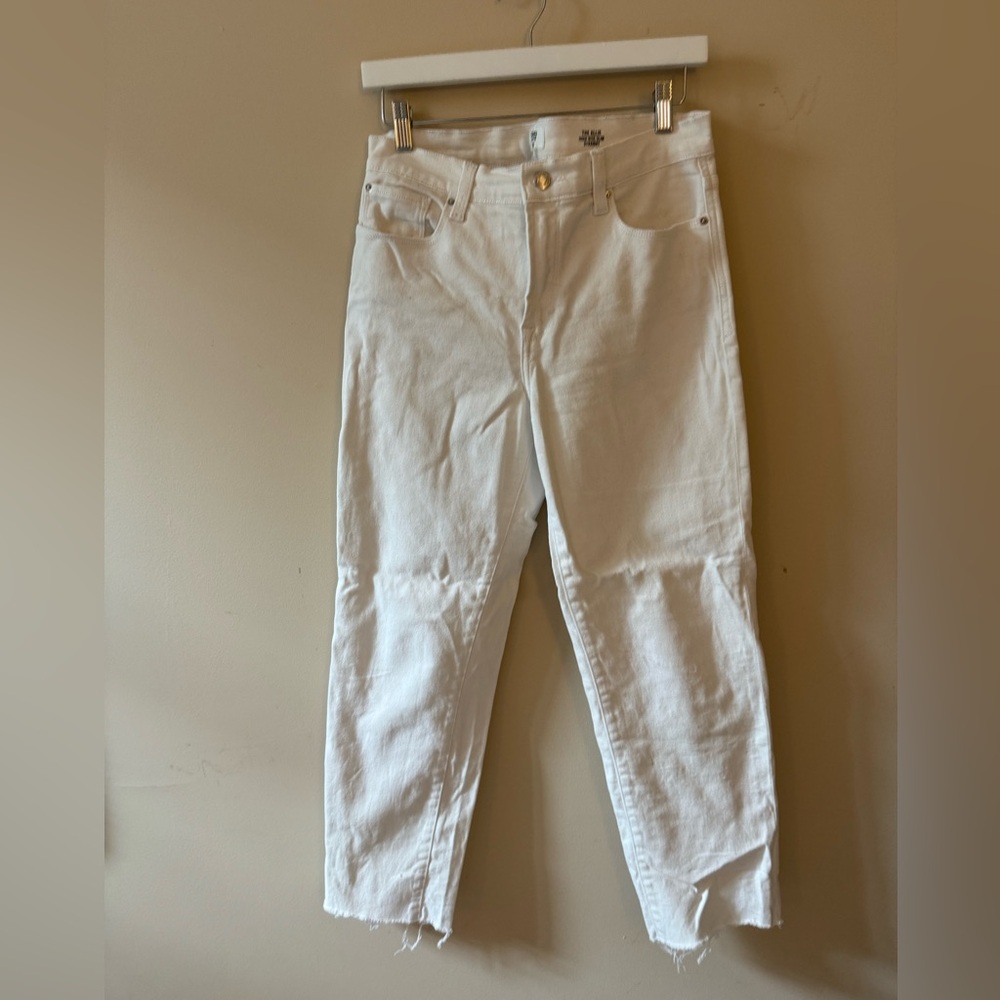 White High Waisted Jeans